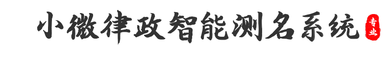 小微律政智能公司測(cè)名系統(tǒng)